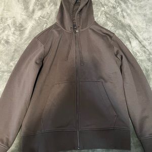 Mens Banana Republic Dark Olive Green Hoodie NEW